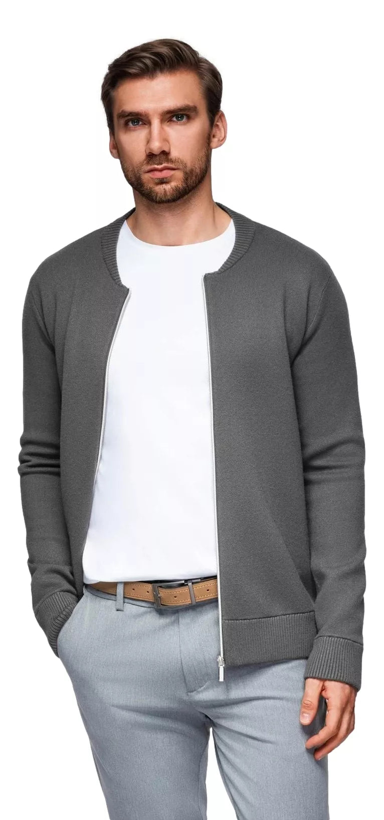 Men's gray sweater Airin