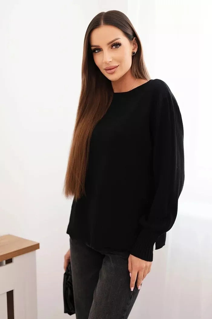 Women's black sweater Biank
