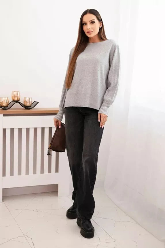 Women's gray sweater Biank