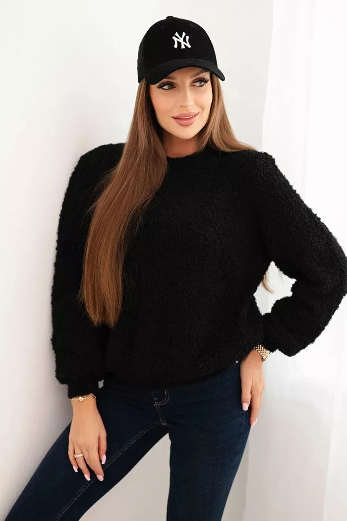 Women's black sweater Kaja