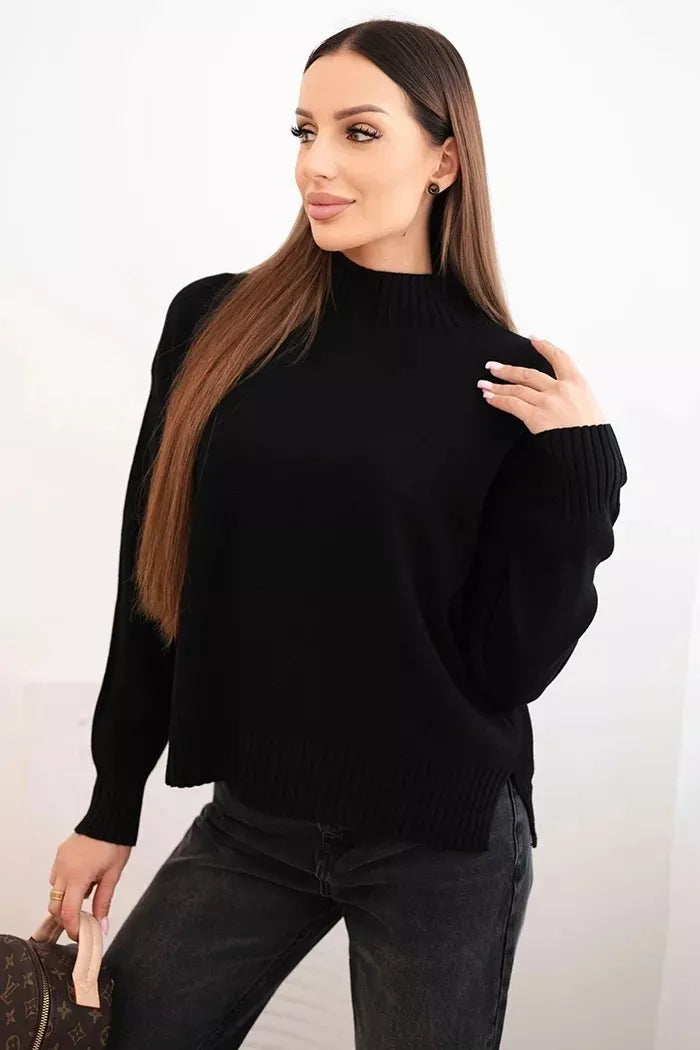 Women's black sweater Soni