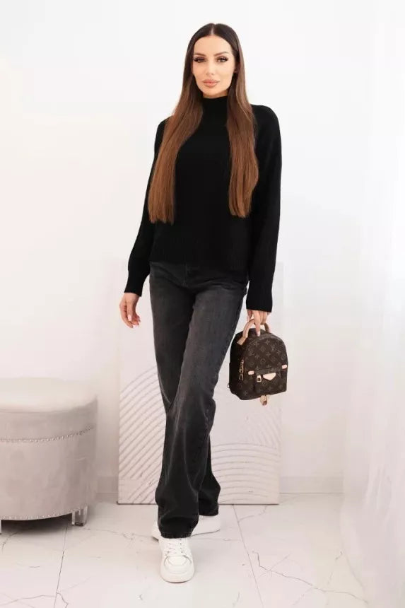 Women's black sweater Soni