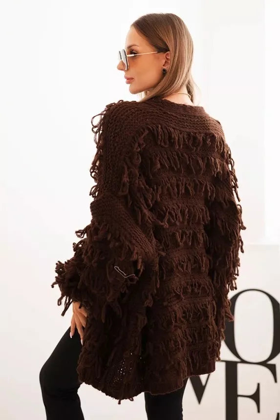 Women's brown cardigan Uma