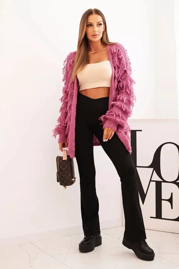 Women's purple cardigan Uma