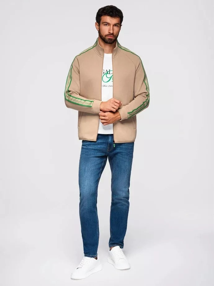 Men's light brown Performance sweater