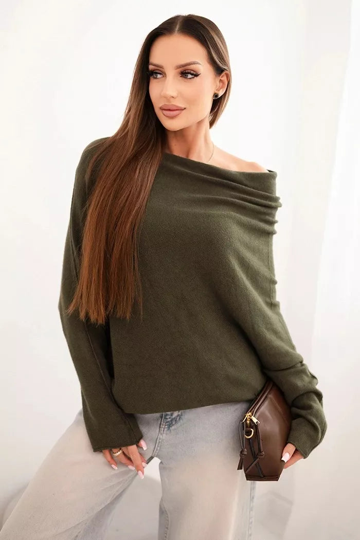 Women's khaki sweater Anit