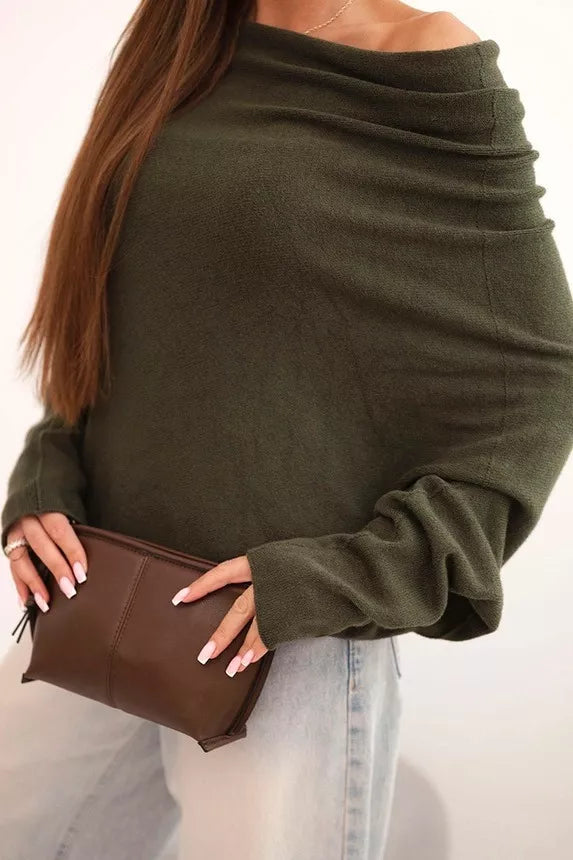 Women's khaki sweater Anit