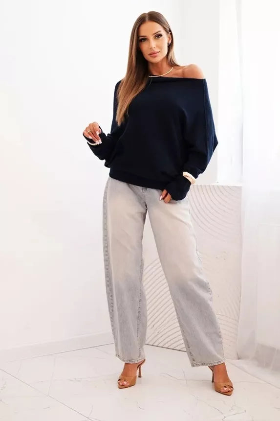 Women's navy blue sweater Anit