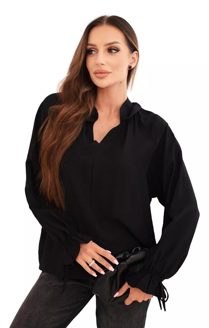 Women's black blouse Milan