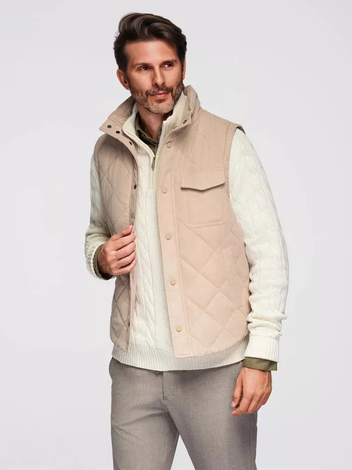 Men's brown vest Janex