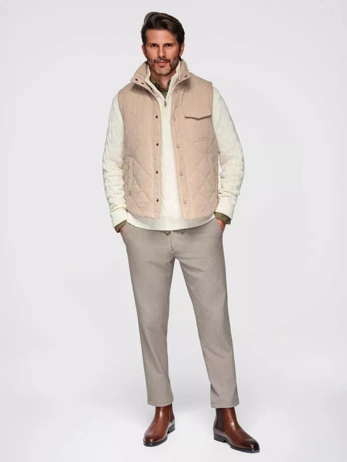 Men's brown vest Janex