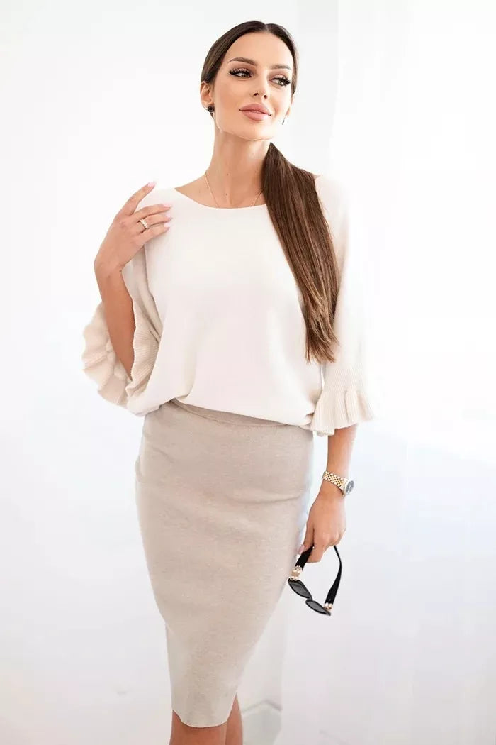 Fashionable brown skirt Lima