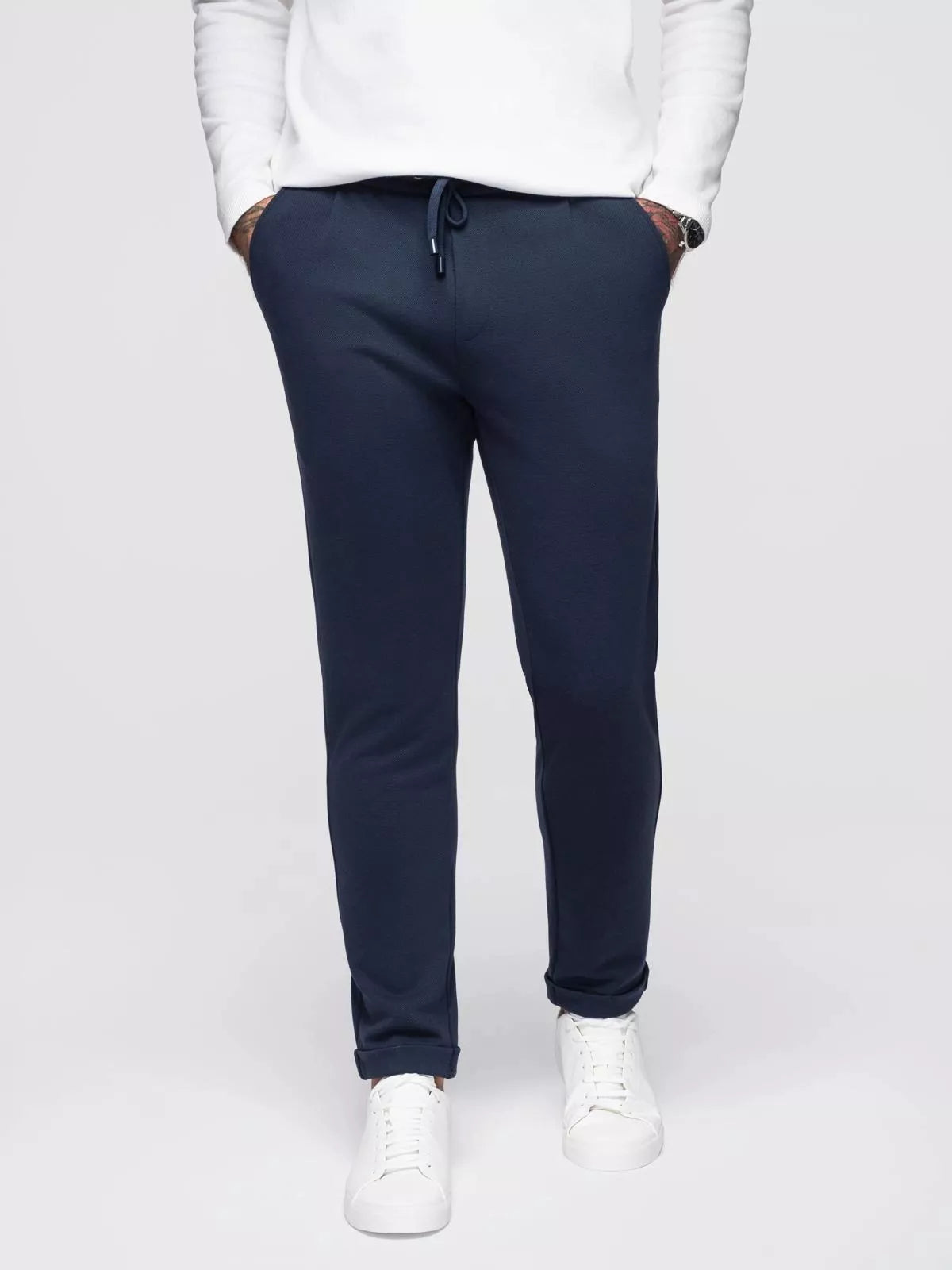 Men's dark blue pants Sence