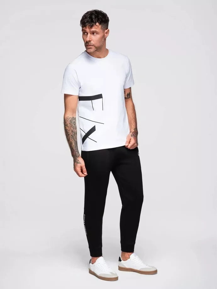 Men's black casual pants Imek