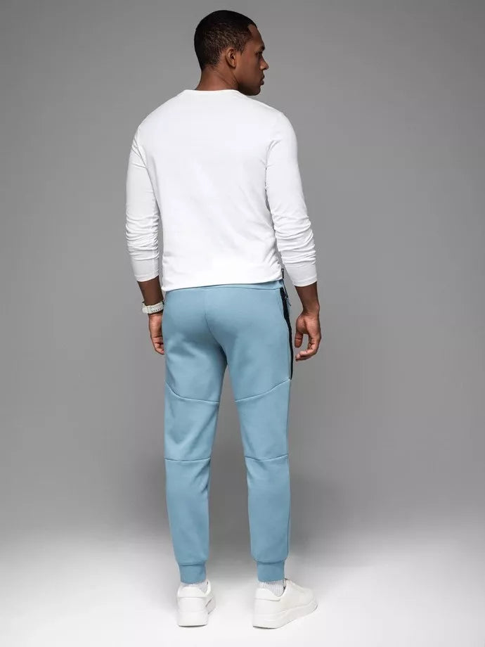 Men's light blue trousers Kerni