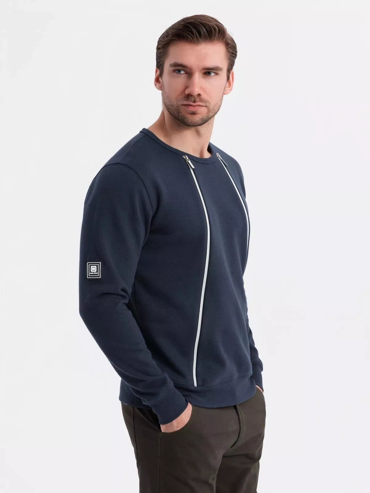Men's navy blue sweater Anum