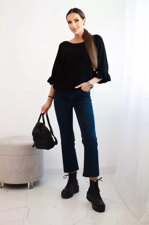 Women's black sweater Avril