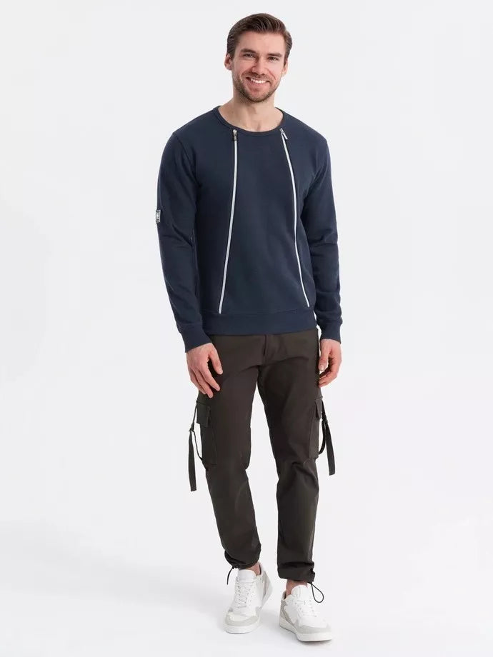 Men's navy blue sweater Anum