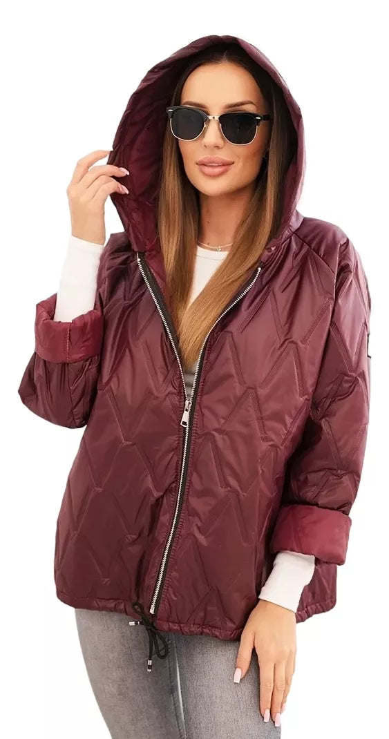 Women's burgundy sweater Evelin