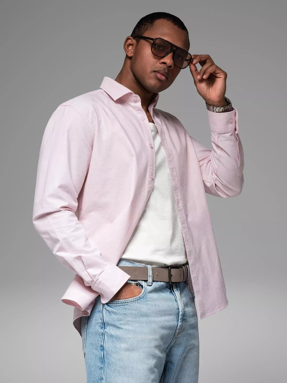 Men's pink shirt Adrian