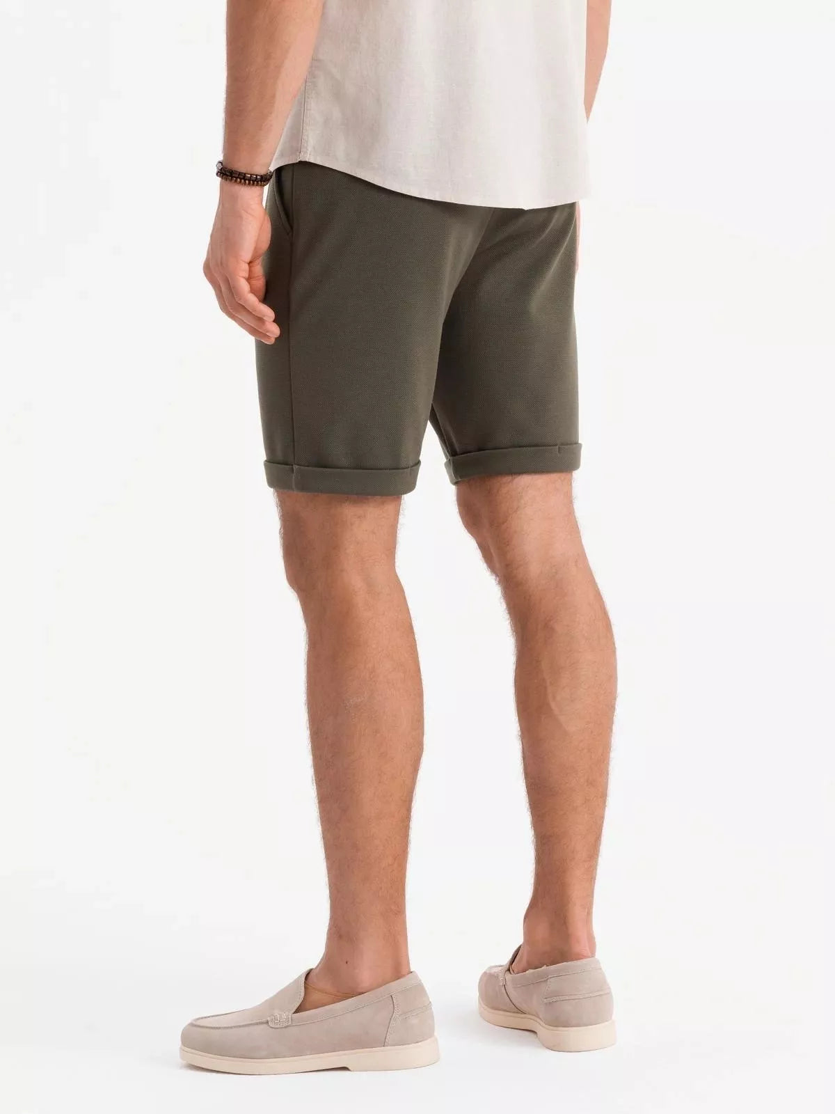 Men's khaki shorts Optin