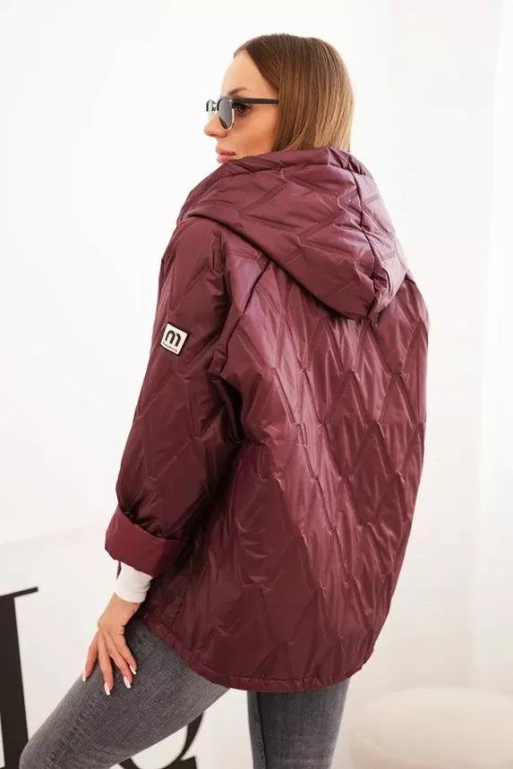 Women's burgundy sweater Evelin