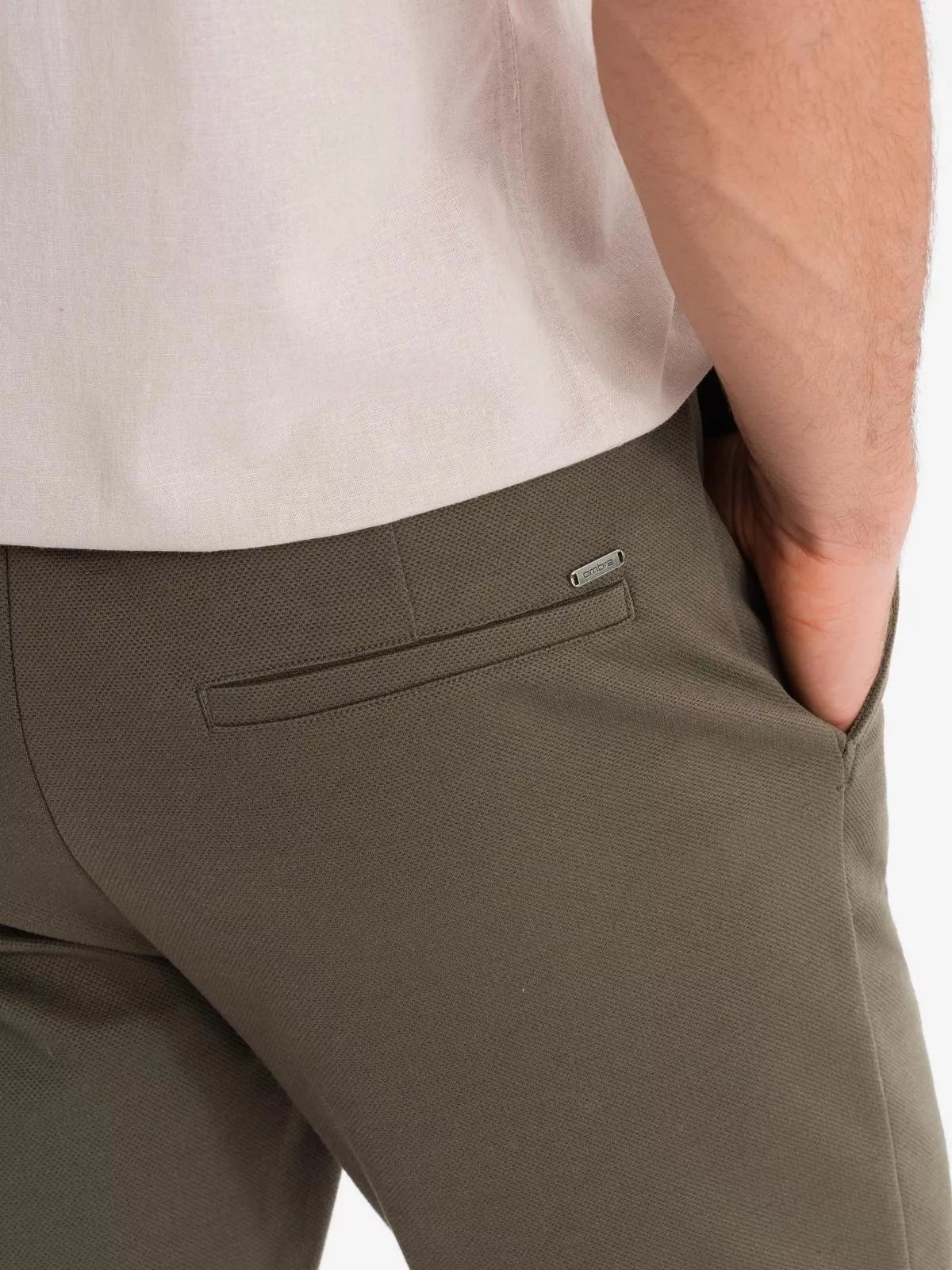 Men's khaki shorts Optin