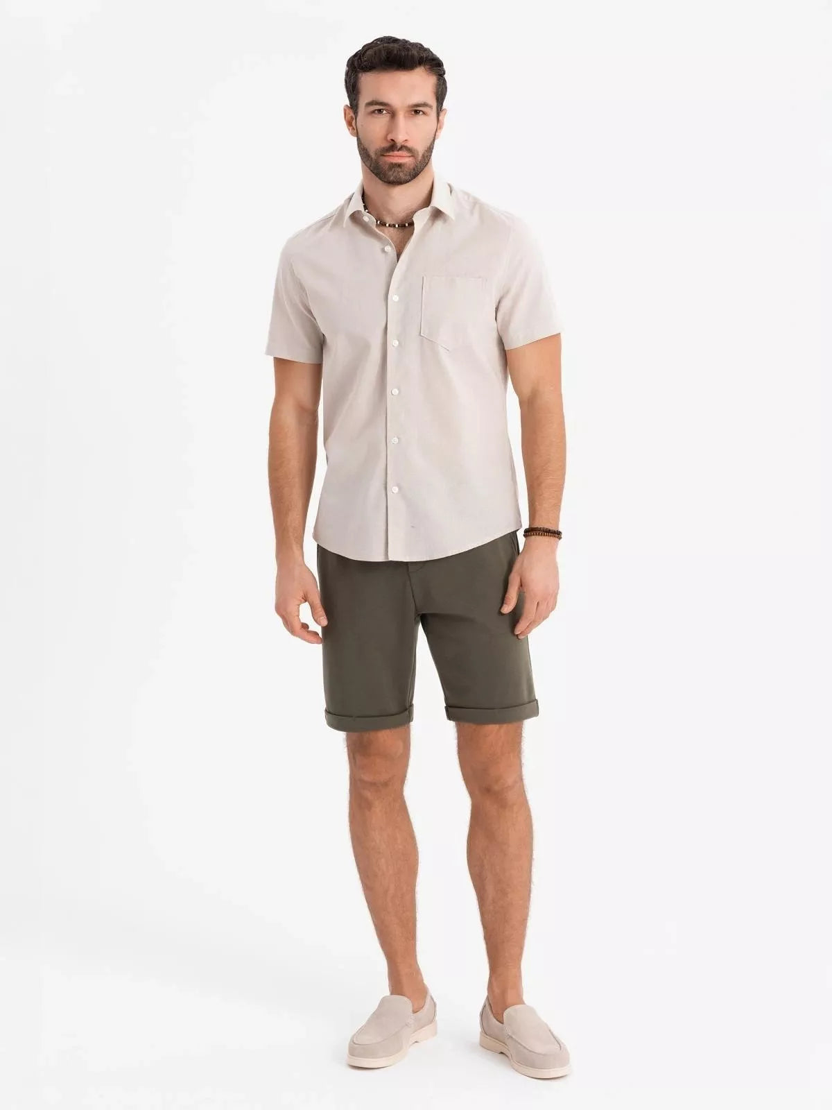 Men's khaki shorts Optin