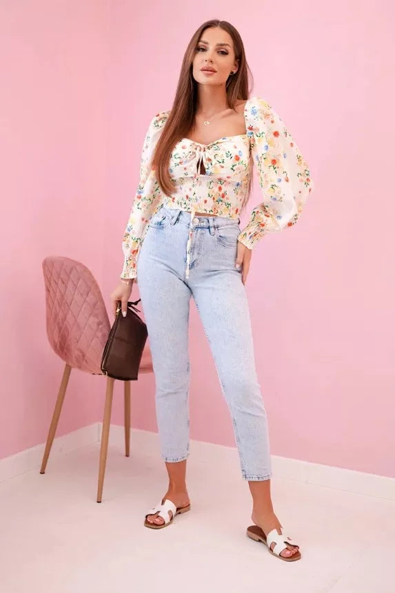 Women's brown blouse Doni