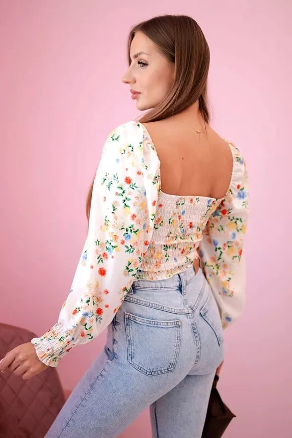 Women's brown blouse Doni