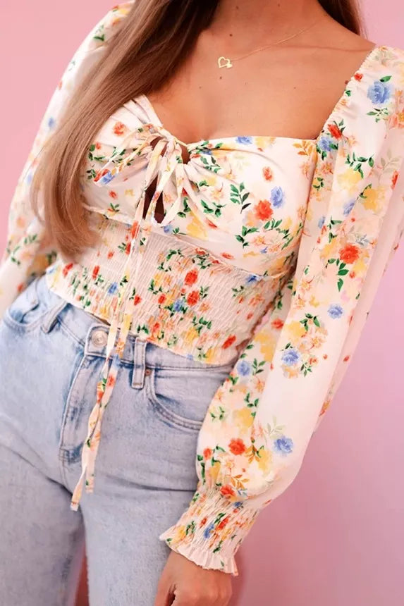 Women's brown blouse Doni