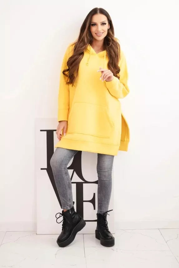 Women's yellow hoodie Wine