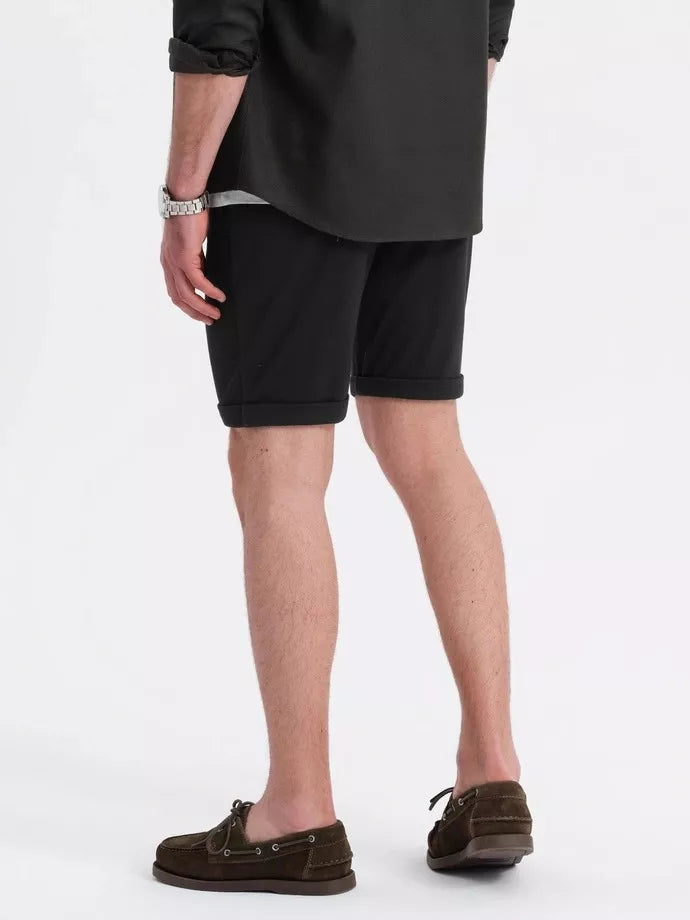 Men's black shorts Optin