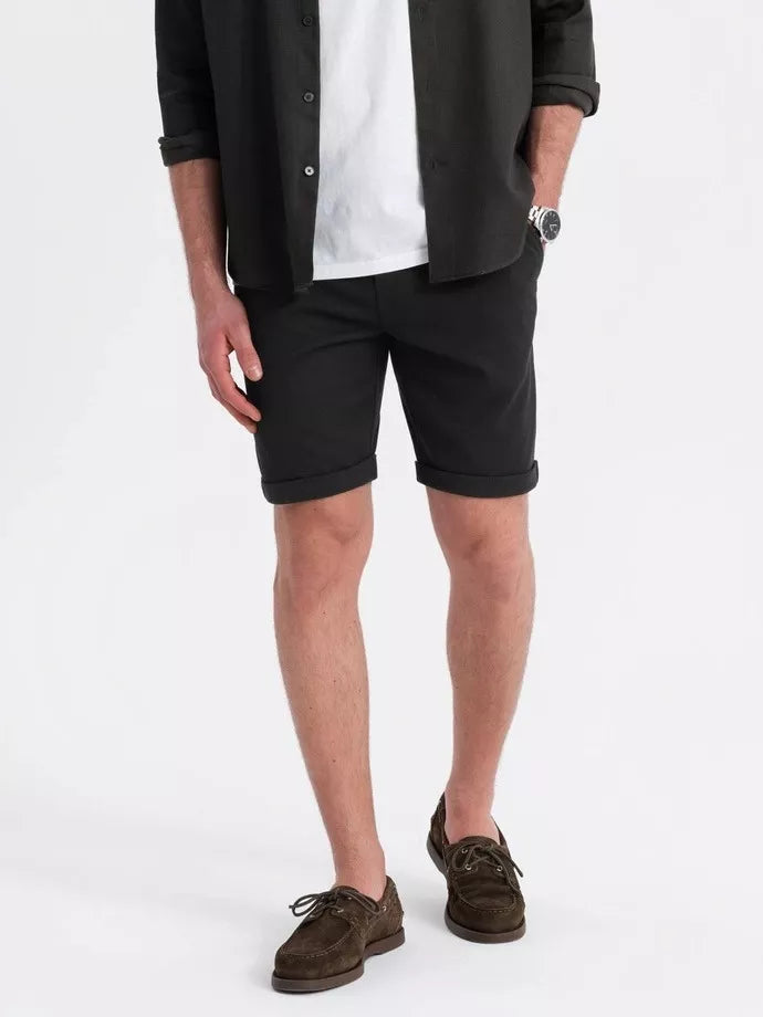 Men's black shorts Optin