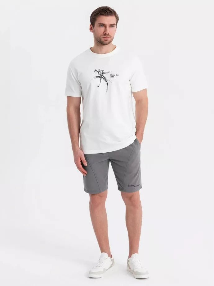 Men's grey shorts Sport