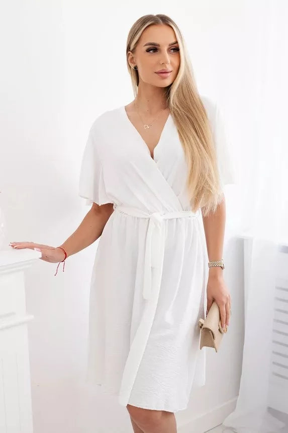 Women's white dress Orbit 