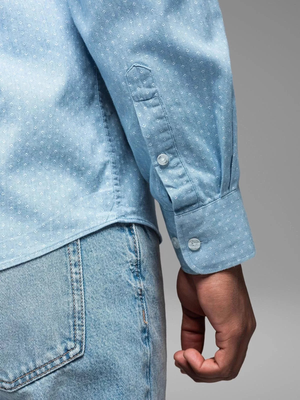 Men's blue shirt Aiden