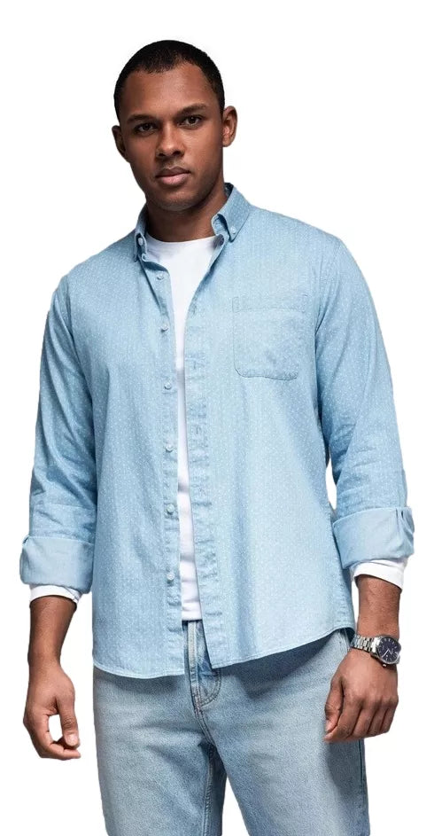 Men's blue shirt Aiden