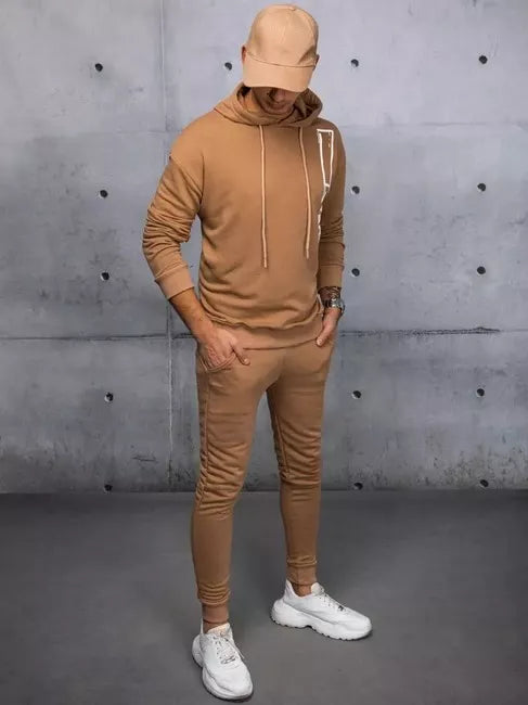 Men's brown suit Over