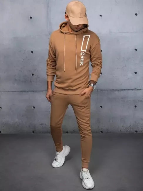 Men's brown suit Over