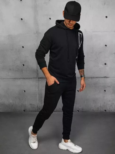 Men's black suit Over