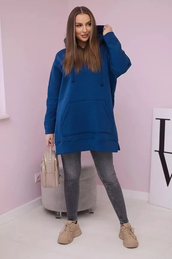 Women's blue hoodie Wine