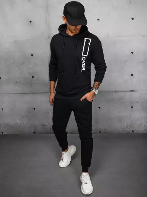 Men's black suit Over