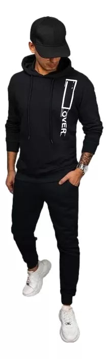 Men's black suit Over