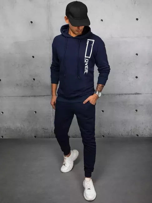 Men's dark blue suit Over