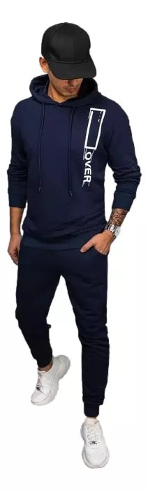 Men's dark blue suit Over