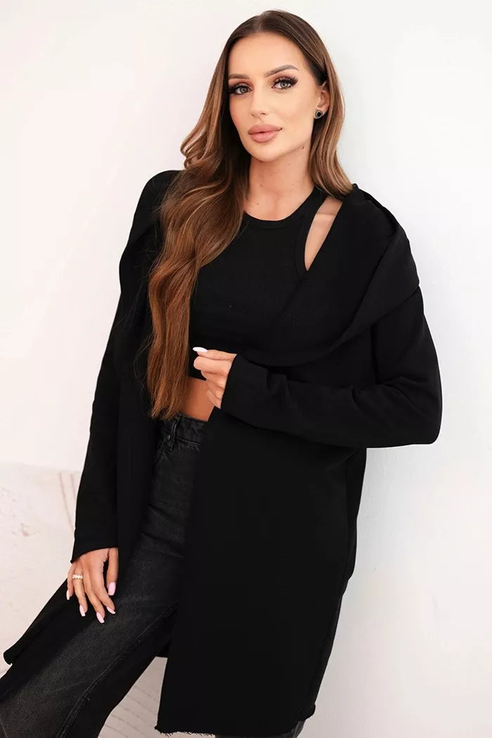 Women's black hoodie Alison