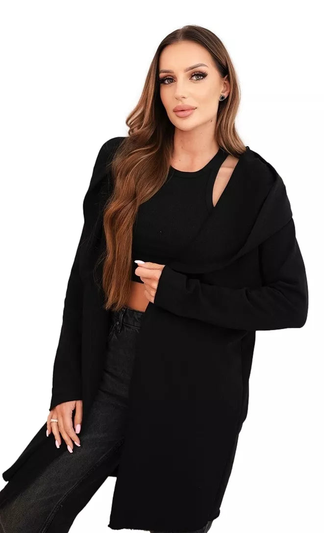Women's black hoodie Alison