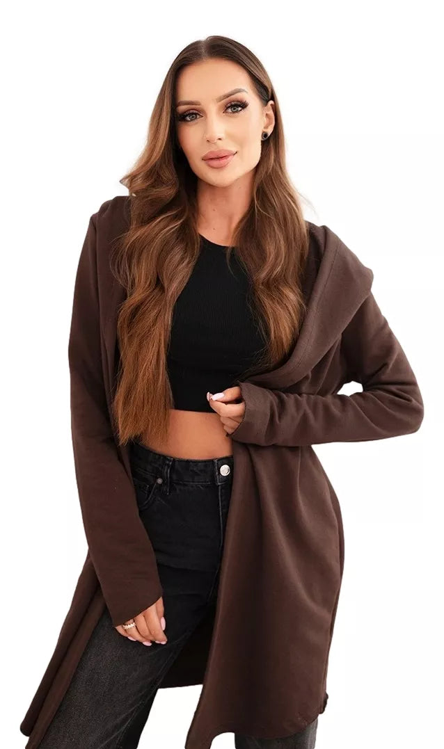 Women's brown hoodie Alison