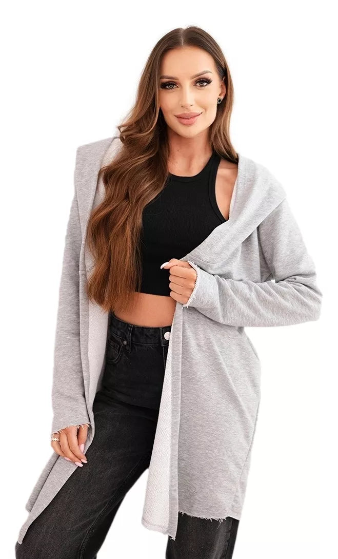 Women's gray hoodie Alison